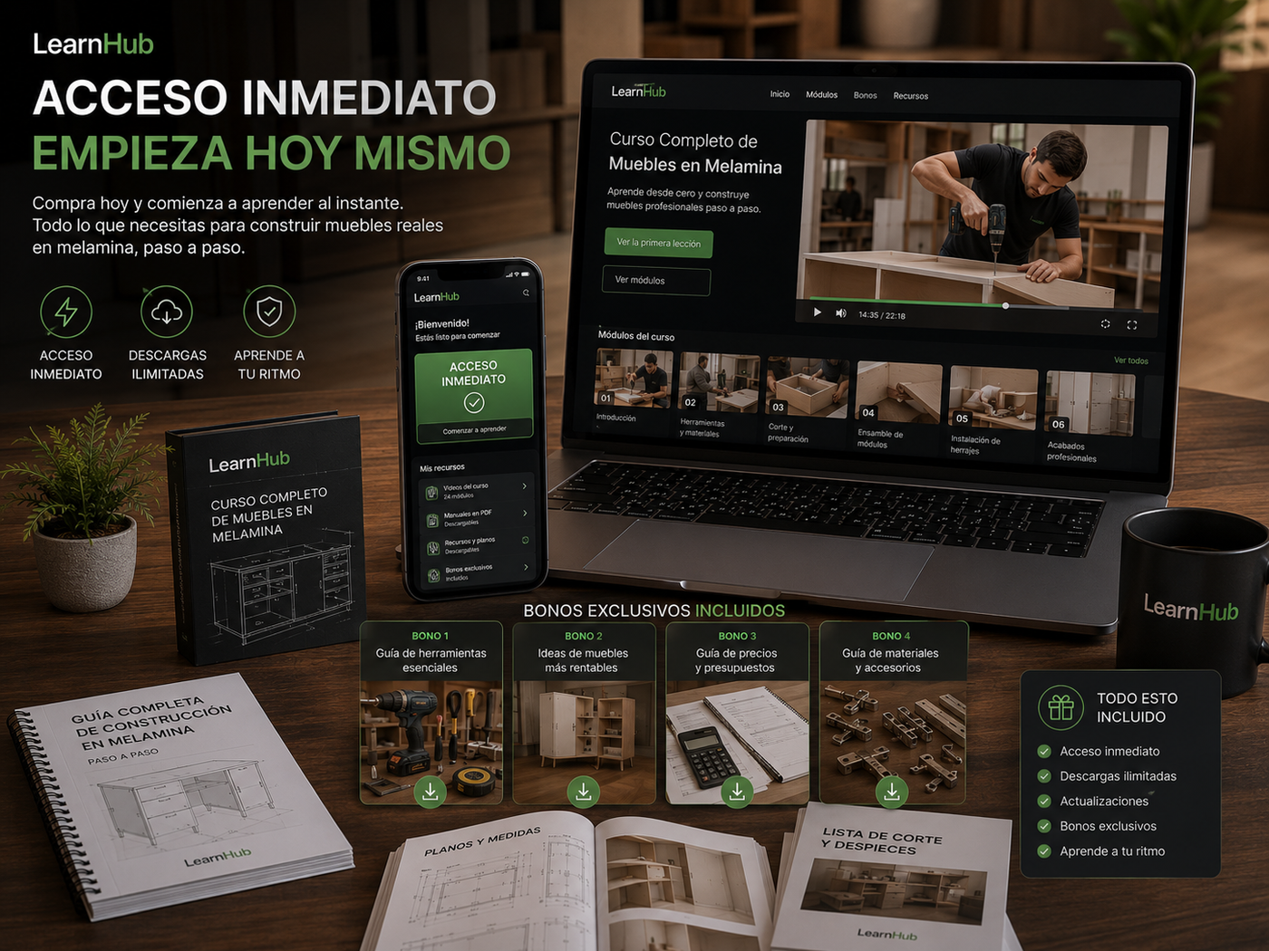 Aprender melamina desde cero