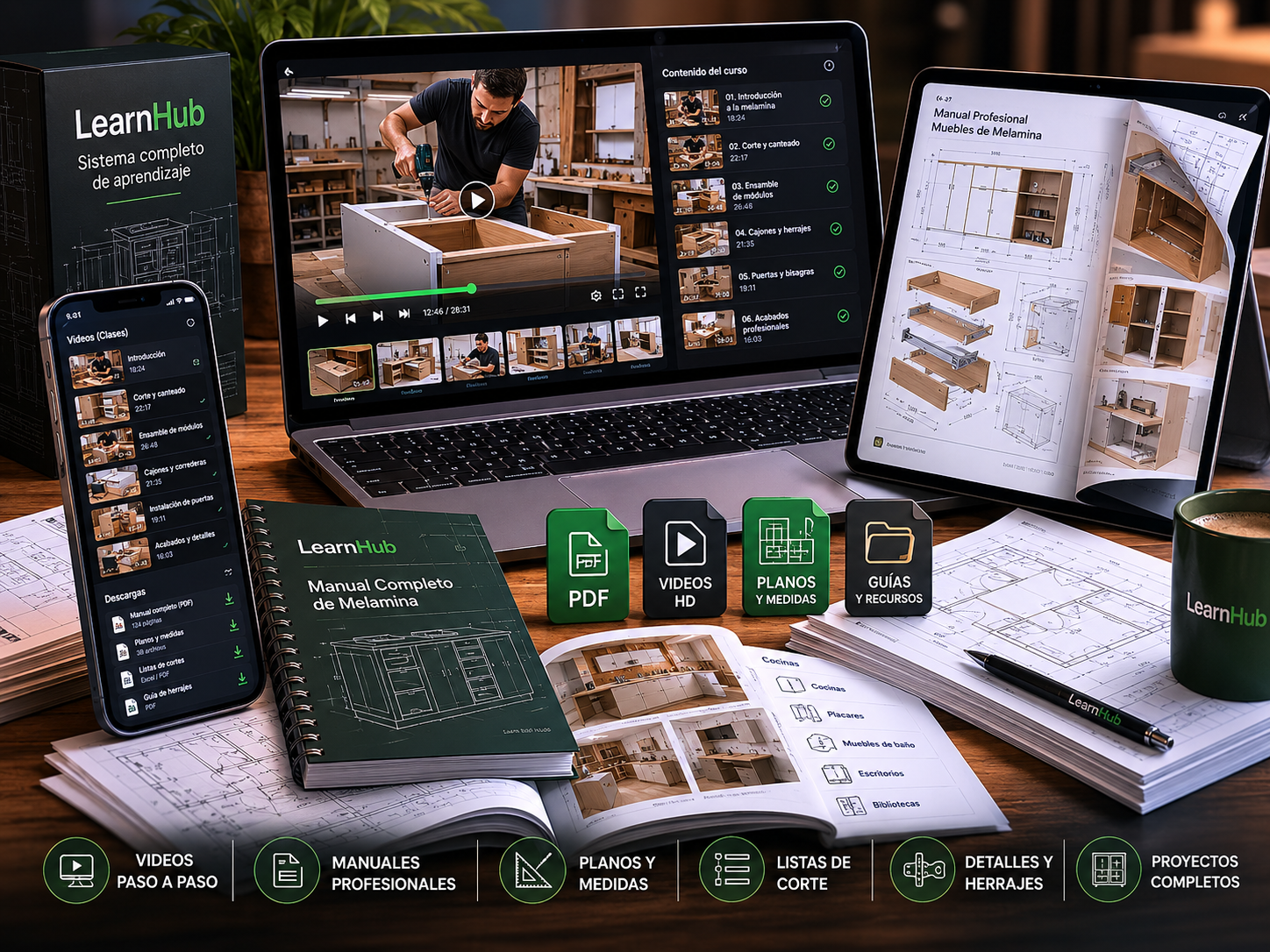 Método Melamina Pro | Aprendé a fabricar muebles en melamina desde cero