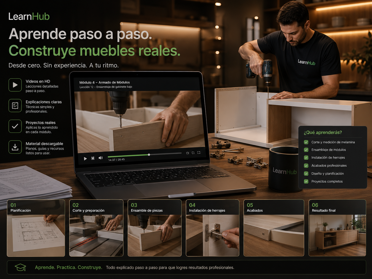 Muebles que vas a poder fabricar